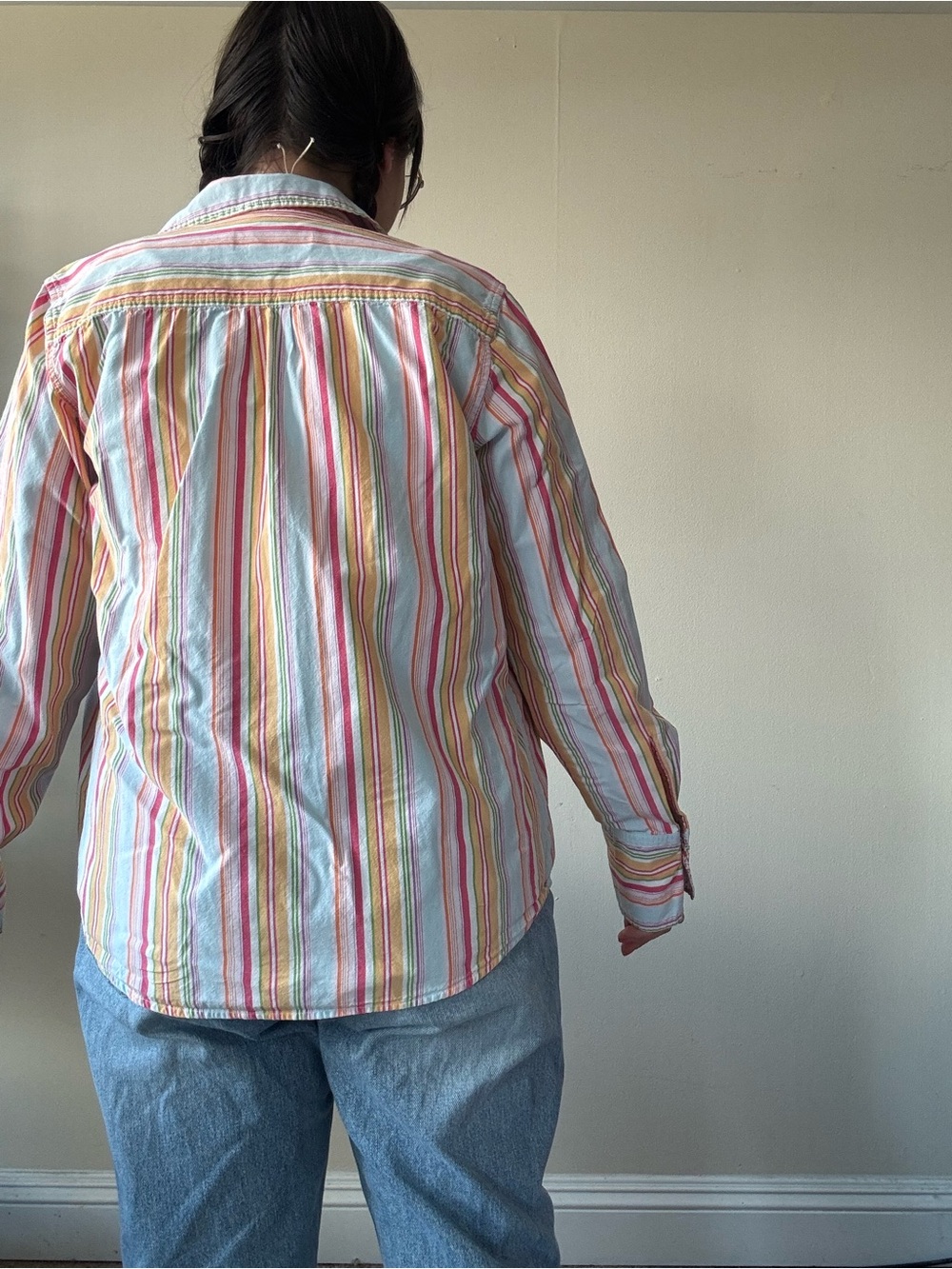 Orvis Multi-Color Striped Button-Down Shirt - Picture 4 of 8